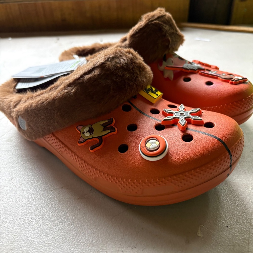 Crocs South Park Kenny Classic Lined Clog Orange 211499-90H Mens 8 Womens 10